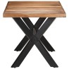 Table de salle à manger 160x80x75 cm Bois avec finition miel 582035582035