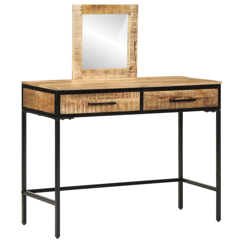 Table de Toilette avec tiroir Marron 100 x 40 x 120 cm 582037582037