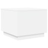 Table basse avec lumières LED blanc 50x50x40 cm 582040582040