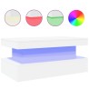 Table basse avec lumières LED blanc 90x50x40 cm 582041582041