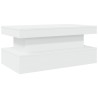 Table basse avec lumières LED blanc 90x50x40 cm 582041582041