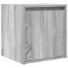 Table de chevet murale sonoma gris 38x34x40 cm 582043582043