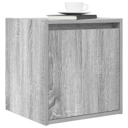 Table de chevet murale sonoma gris 38x34x40 cm 582043582043