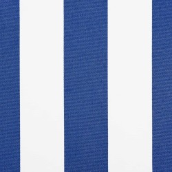 Toile de rechange pour auvent Bleu et Blanc 450 × 350 cm 582051582051