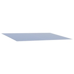 Toile de rechange pour auvent Bleu et Blanc 400 × 300 cm 582053582053