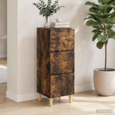 Armoire à tiroirs Chêne fumé 33 x 34,5 x 90 cm 582060582060