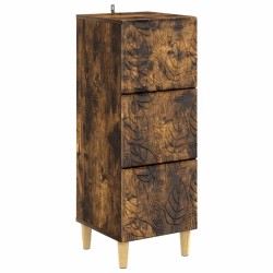 Armoire à tiroirs Chêne fumé 33 x 34,5 x 90 cm 582060582060