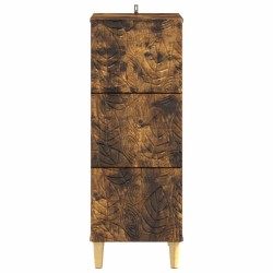 Armoire à tiroirs Chêne fumé 33 x 34,5 x 90 cm 582060582060