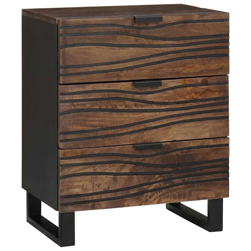 Table de chevet Noyer 50 x 33 x 62 cm Bois d'ingénierie 582062582062