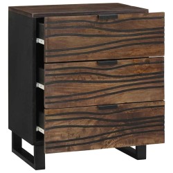 Table de chevet Noyer 50 x 33 x 62 cm Bois d'ingénierie 582062582062