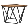 Table basse 3 pcs Bois Ancien Bois d'ingénierie et acier 582063582063