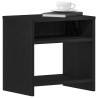 Tables de chevet 2pcs chêne noir 40x30x40cm bois d'ingénierie 582065582065