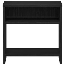 Tables de chevet 2pcs chêne noir 40x30x40cm bois d'ingénierie 582065582065