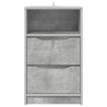 Tables de chevet avec tiroir 2 pcs Gris béton 40 x 30 x 467 cm 582066582066