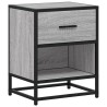 Table de chevet sonoma gris 40x31x50 cm bois d'ingénierie 582070582070