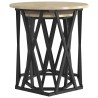 Table basse 2 pcs Chêne Sonoma Bois d'ingénierie et acier 582071582071