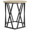 Table basse 2 pcs Chêne Sonoma Bois d'ingénierie et acier 582071582071