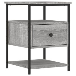 Tables de chevet 2 pcs sonoma gris 40x42x56cm bois d'ingénierie 582074582074
