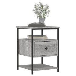 Tables de chevet 2 pcs sonoma gris 40x42x56cm bois d'ingénierie 582074582074