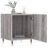 Tables de chevet 2 pcs sonoma gris 40x40x50cm bois d'ingénierie 582075582075