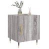 Tables de chevet 2 pcs sonoma gris 40x40x50cm bois d'ingénierie 582075582075
