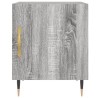 Tables de chevet 2 pcs sonoma gris 40x40x50cm bois d'ingénierie 582075582075