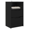 Tables de chevet 2 pcs Noir 40 x 30 x 467 cm Bois d'ingénierie 582076582076