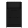 Tables de chevet 2 pcs Noir 40 x 30 x 467 cm Bois d'ingénierie 582076582076