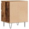 Tables de chevet 2 pcs vieux bois 40x35x50 cm bois d’ingénierie 582078582078