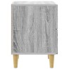 Table de chevet Sonoma gris 43 x 34,5 x 48 cm Bois d'ingénierie 582080582080