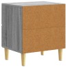 Table de chevet Sonoma gris 43 x 34,5 x 48 cm Bois d'ingénierie 582080582080