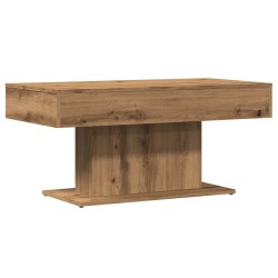 Table basse artisanale en chêne massif 96 x 50 x 45 cm 582089582089
