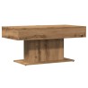 Table basse artisanale en chêne massif 96 x 50 x 45 cm 582089582089