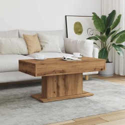 Table basse artisanale en chêne massif 96 x 50 x 45 cm 582089582089