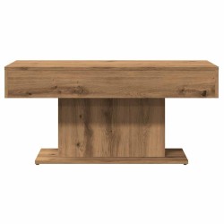 Table basse artisanale en chêne massif 96 x 50 x 45 cm 582089582089