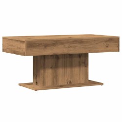 Table basse artisanale en chêne massif 96 x 50 x 45 cm 582089582089