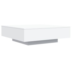 Table basse avec lumières LED blanc 100x100x31 cm 582090582090