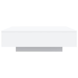 Table basse avec lumières LED blanc 100x100x31 cm 582090582090