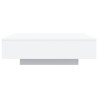 Table basse avec lumières LED blanc 100x100x31 cm 582090582090