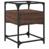 Table de chevet chêne marron 40x40x55 cm bois d’ingénierie 582094582094