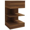 Table de chevet Chêne marron 40x35x65 cm Bois d'ingénierie 582095582095