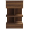 Table de chevet Chêne marron 40x35x65 cm Bois d'ingénierie 582095582095