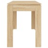 Table à manger Chêne sonoma 120x60x76 cm Bois d'ingénierie 582096582096