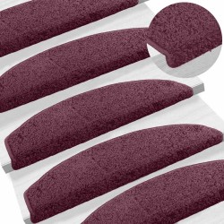 Tapis d'escalier auto-adhésifs 15 pcs Violet foncé 582097582097
