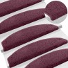Tapis d'escalier auto-adhésifs 15 pcs Violet foncé 582097582097