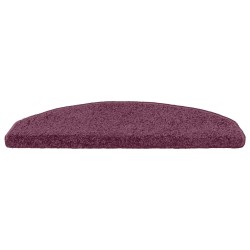 Tapis d'escalier auto-adhésifs 15 pcs Violet foncé 582097582097