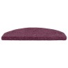 Tapis d'escalier auto-adhésifs 15 pcs Violet foncé 582097582097
