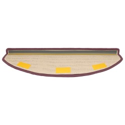 Tapis d'escalier auto-adhésifs 15 pcs Violet foncé 582097582097