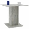 Table à manger Gris béton 80x80x75 cm bois d'ingénierie 582098582098