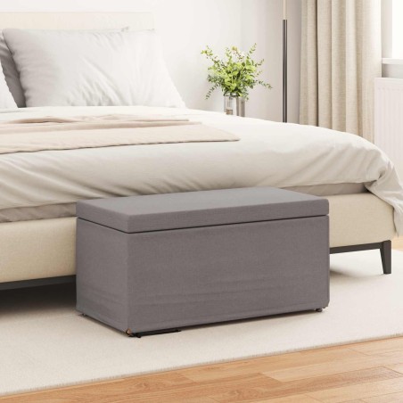 Tabouret Taupe 81 x 41 x 40 cm Tissu et bois stratifié 582100582100